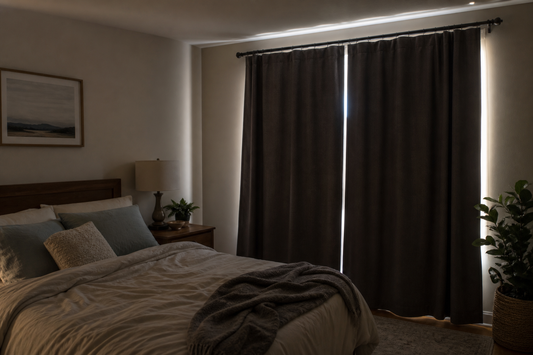 How light gaps around windows affect your sleep environment