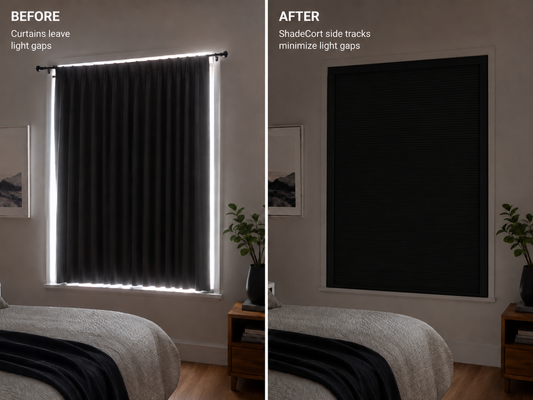 Why your blackout curtains still let light in, and how to fix it